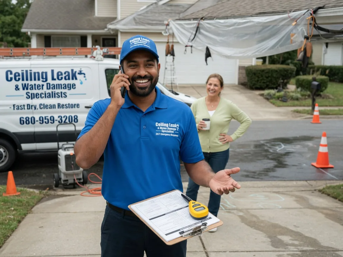 Ceiling Leak Cleanup East Flat Rock, NC FAQs